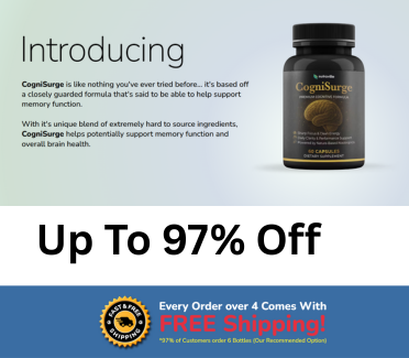 CogniSurge Supplement Banner